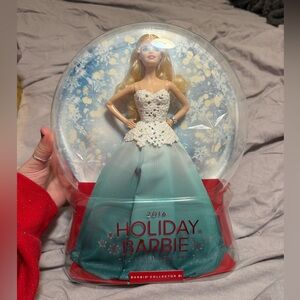 2016 Holiday Barbie Doll from the Peace, Hope, and Love Collection. 